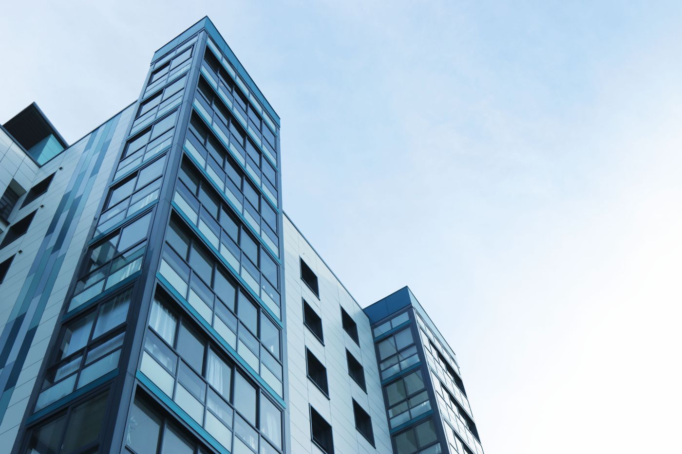 Apartment buildings representing investment property lending