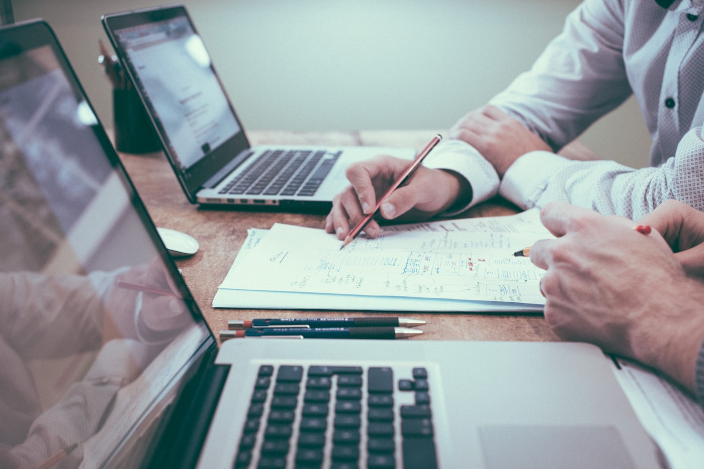 Homeowner reviewing mortgage documents and refinance options