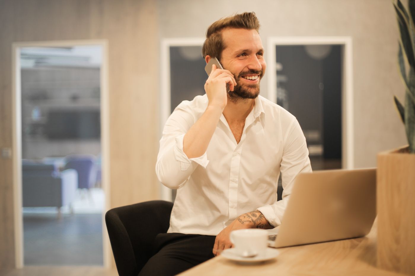 Borrower checking credit score and loan options
