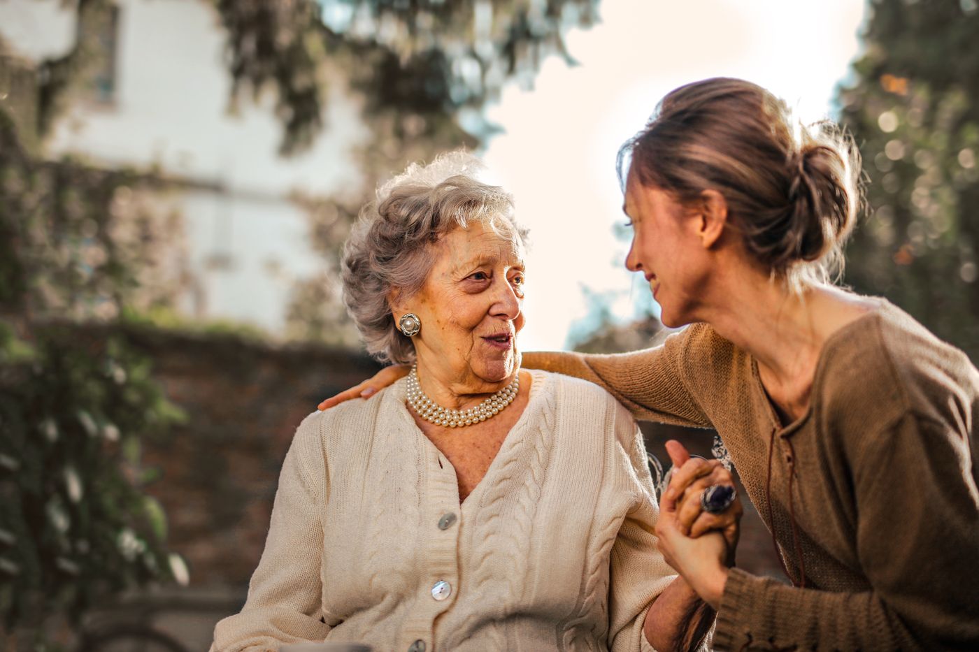 Older and younger generation sharing a retirement planning moment